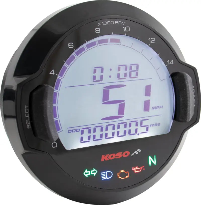 BB642W20 Dl 03sr Digital Gauge Black Bezel - GP Style Multi-Function