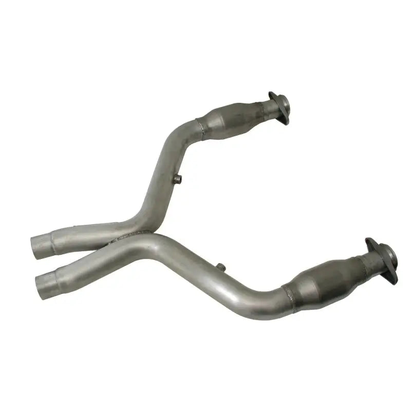 BBK 05-10 Mustang 4.6 Short Mid X Pipe With Catalytic Converters 2-3/4 For Long Tube Headers - Truck & Automotive