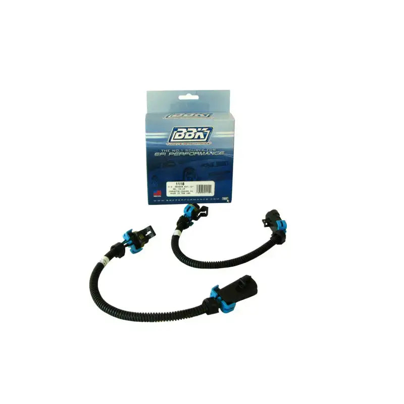 BBK 08-15 GM Corvette Camaro O2 Sensor Wire Harness Extensions 12-inch pair displayed with connectors and packaging, ideal for RV, Automotive, Powersports, off-road, marine, exterior, truck accessories, interior, truck bed, RV parts, Truck & Automotive, AVADA - Best Sellers