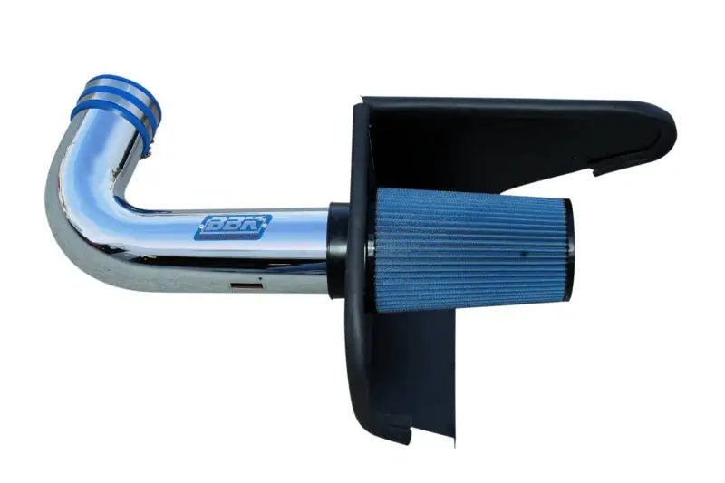 Chrome air intake system with blue filter for Chevy Camaro LS3 L99 cold air intake kit