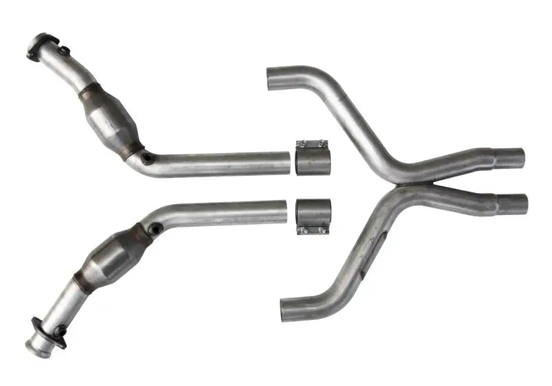 BBK 11-14 Mustang 3.7 V6 High Flow X Pipe With Catalytic Converters - 2-1/2 - Truck & Automotive