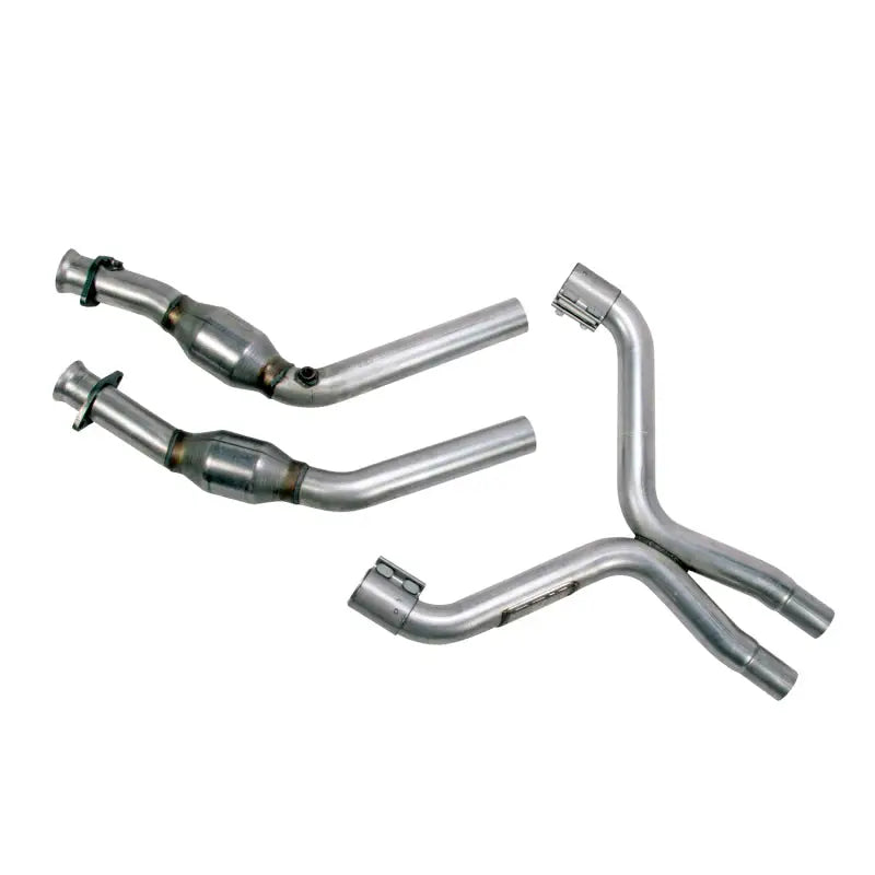 BBK 11-14 Mustang 3.7 V6 High Flow X Pipe With Catalytic Converters - 2-1/2 - Truck & Automotive