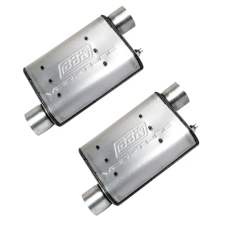 BBK 86-04 Mustang Cat Back Kit Varitune Mufflers Stainless Steel Tips - Truck & Automotive