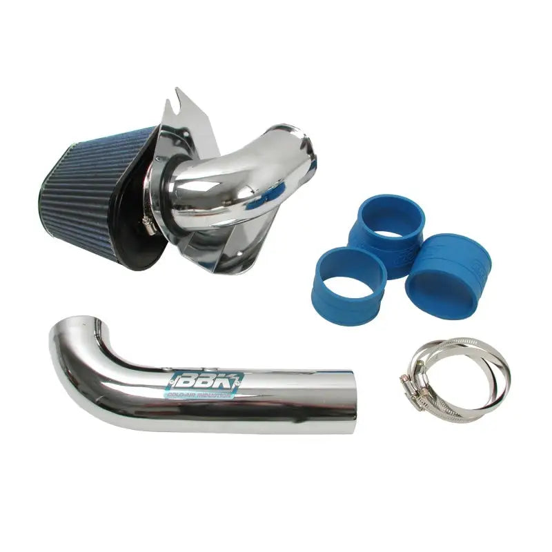 BBK 86-93 Mustang 5.0 Cold Air Intake Kit - Fenderwell Style - Chrome Finish - Truck & Automotive