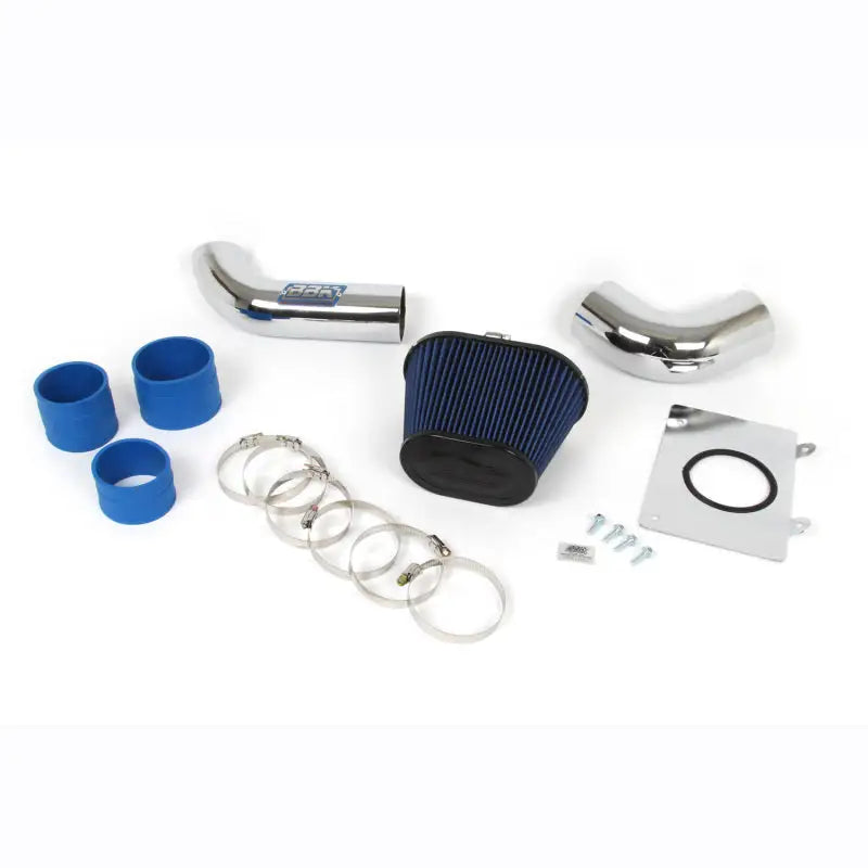 BBK 86-93 Mustang 5.0 Cold Air Intake Kit - Fenderwell Style - Chrome Finish - Truck & Automotive