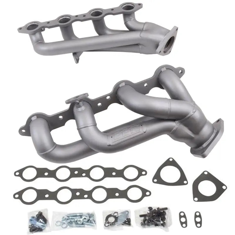 BBK 99-04 GM Truck SUV 4.8 5.3 Shorty Tuned Length Exhaust Headers - 1-3/4 Titanium Ceramic - 4005