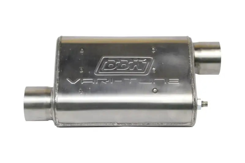 BBK VariTune Adjustable Performance Muffler 3.0 in. Offset/Offset Stainless Steel - Truck & Automotive