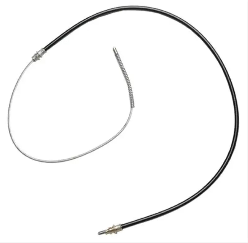Black cased BC92839 Raybestos Parking Brake Cable with exposed wire for easy install