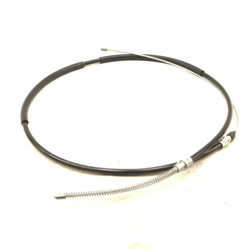 Black cable with exposed metal wire and spring for BC94135 Raybestos Hardware Hydraulics