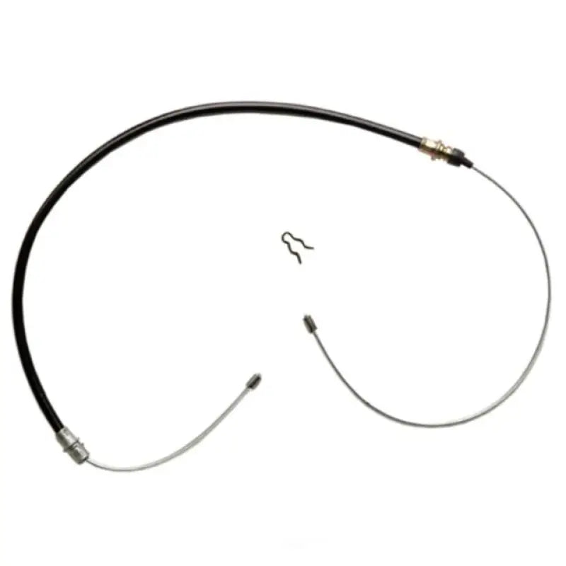 Black-sheathed parking brake cable with metal ends for BC94263 Raybestos Hardware Hydraulics