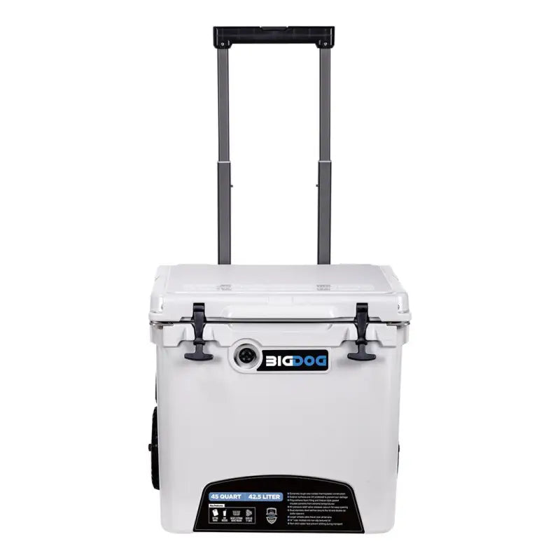 BDCR45 Husky Towing 45 Qt Rolling Cooler W Accessories - Beverage