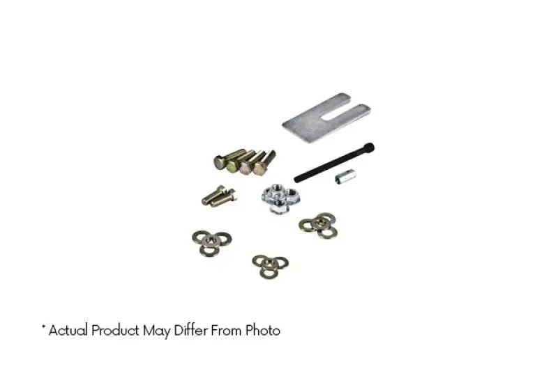 Assorted hardware components in the Belltech Hanger Kit for GM C-1500/2500 Ext Cab