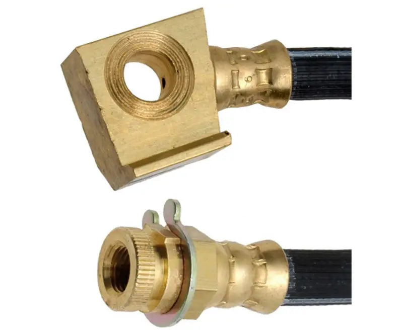Two brass brake hose ends for BH36936 Raybestos Hydraulic Brake Hose repair