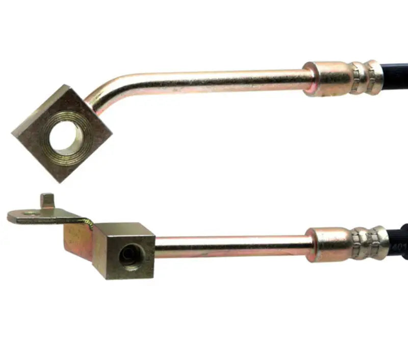 Two metal brake hoses for BH380305 Raybestos Brake Hose repair or upgrade