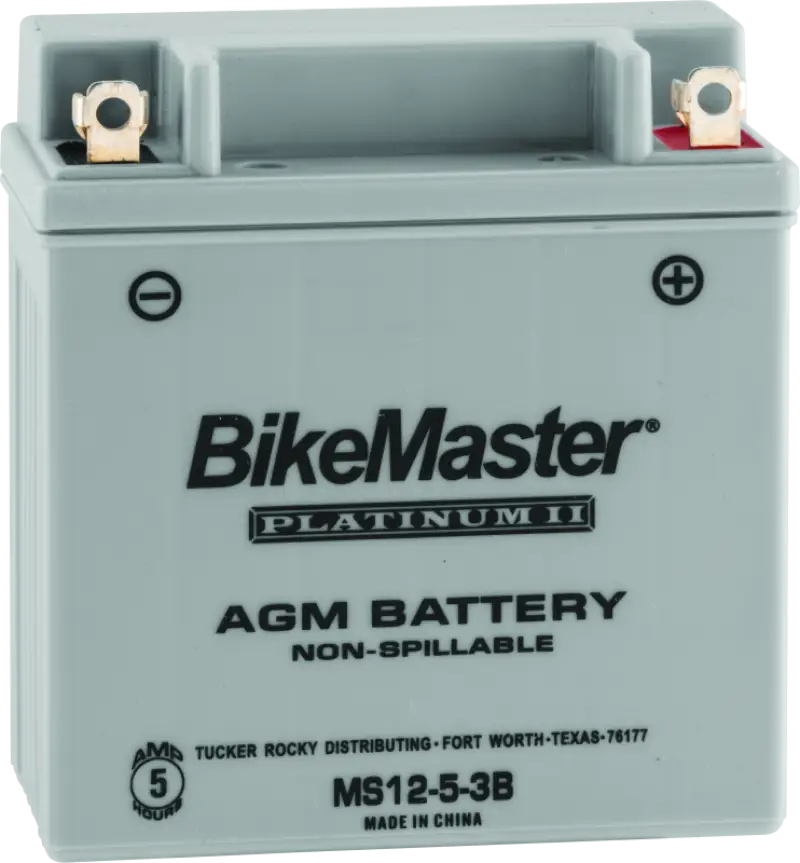 BikeMaster AGM Battery - MS12-5-3B - BikeMaster