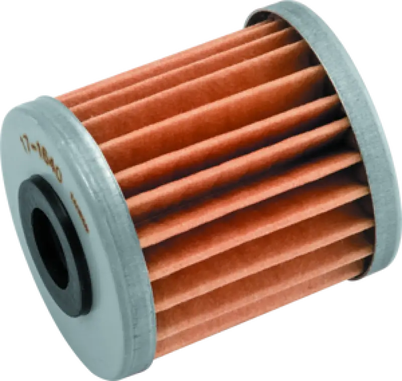 Cylindrical pleated oil filter for BikeMaster Kawasaki BM-207 oil filter BM-207 oil black