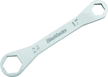 BikeMaster Rider Wrench - 24mm 6-pt x 17mm 6-pt - BikeMaster