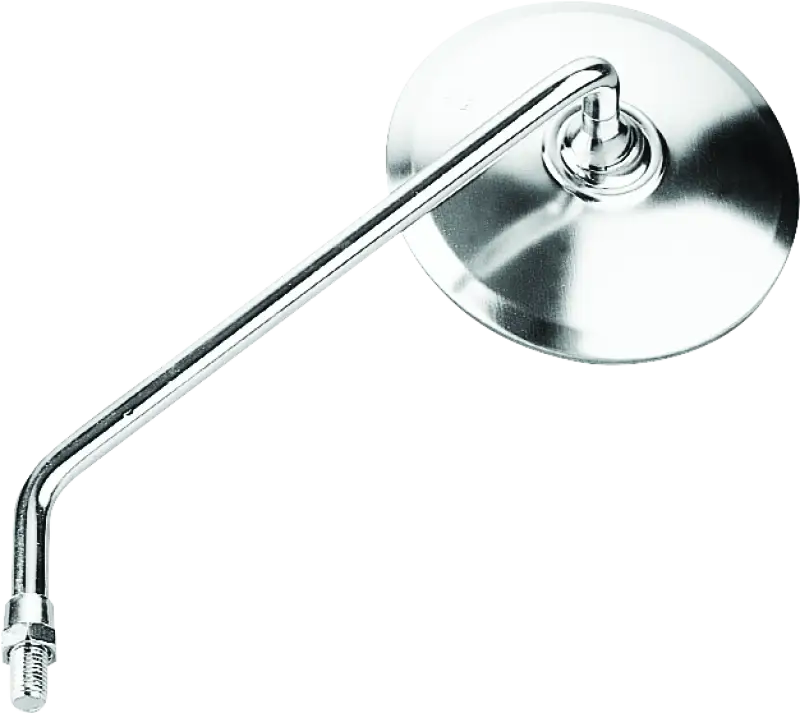 BikeMaster Round Mirror 10mm Right - Stainless - 600070 - Exterior Styling