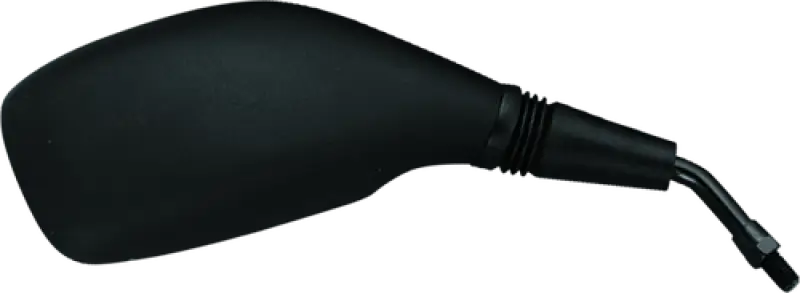 Black bikemaster supersport mirror for bikes, fits 10mm right side bike upgrade