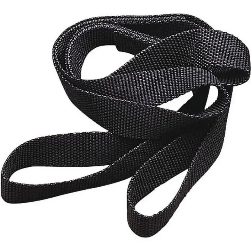 Black nylon webbing strap on BikeMaster Tiedown Extension 18in for secure tying