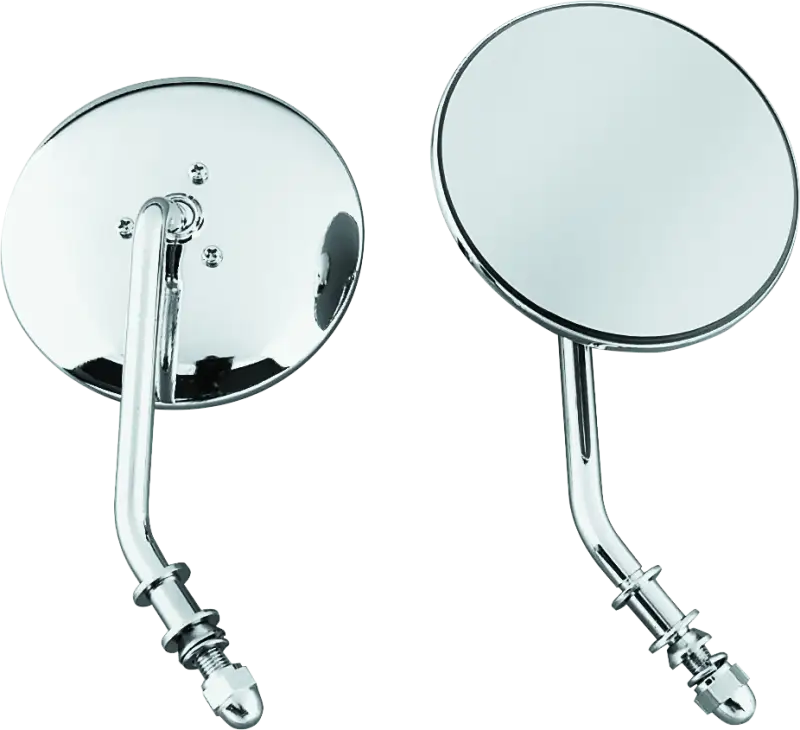 Bikers Choice 65-Up Chrome 4 Inch Round Short Stem Mirror Right Custom - Bikers Choice