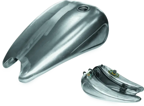 Bikers Choice 95-03 XL Raw 2in Stretched Gas Tank With Indented Sides - RV and Auto Parts
