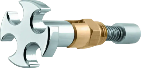 Bikers Choice S&S B E G Chrome Cross Enrichener With Chrome Cross Knob - RV and Auto Parts