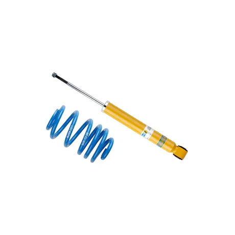 Yellow shock absorber and blue coil spring for Bilstein B14 smart fortwo suspension kit
