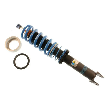 Blue coilover shock absorber with separate rings for Bilstein B16 performance suspension