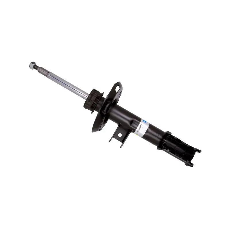 Black and silver front left twintube strut assembly for Mercedes GLA250 by Bilstein