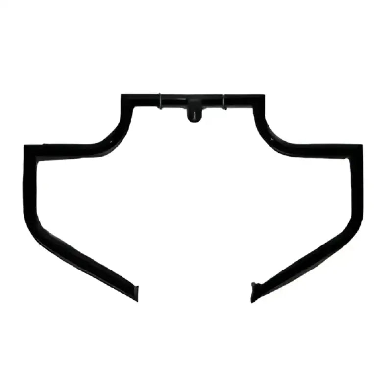 BL104-1 Lindby Linbar Engine Guard, triple chrome plated, black finish, 1 ¼ diameter, easily installed for Dyna with forward controls (91-Up).