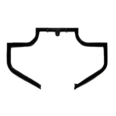 BL104-1 Lindby Linbar Engine Guard, triple chrome plated, black finish, 1 ¼ diameter, easily installed for Dyna with forward controls (91-Up).
