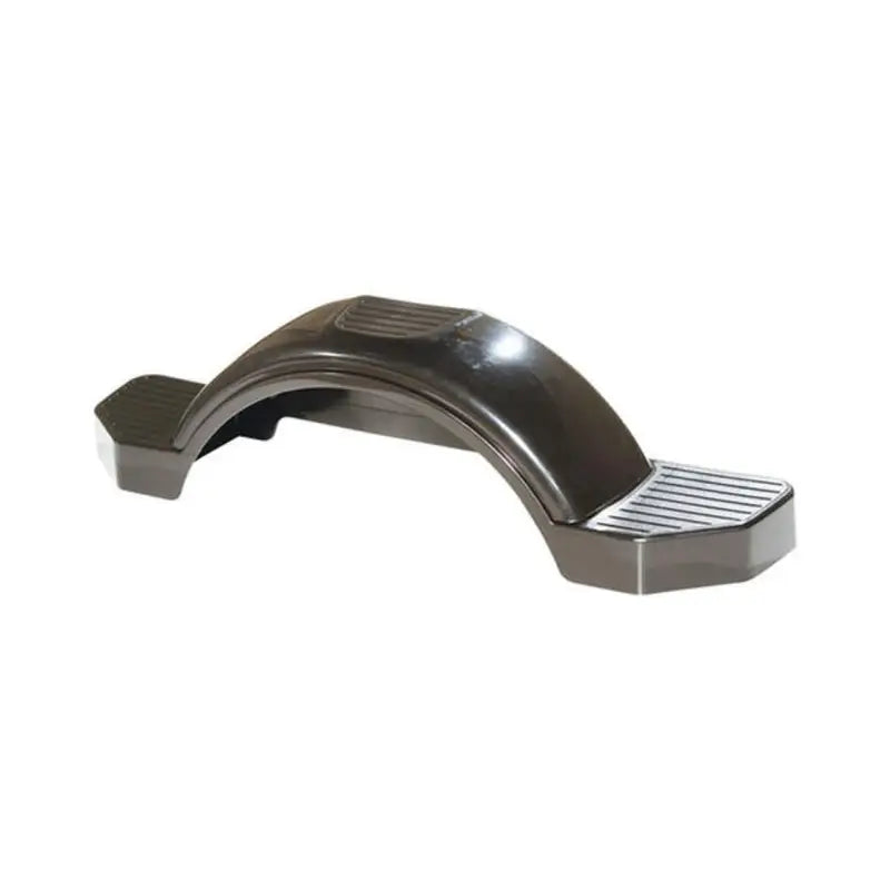 Black 12' Fulton Fender Style D - durable, sleek, and stylish boat protection accessory