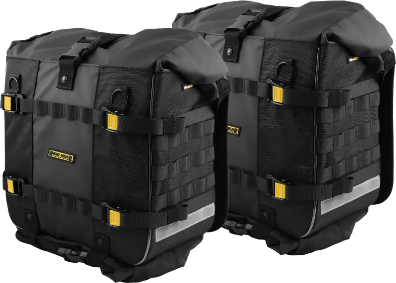 Trails End Adv Saddlebags 25l Per Bag Black - NELSON-RIGG