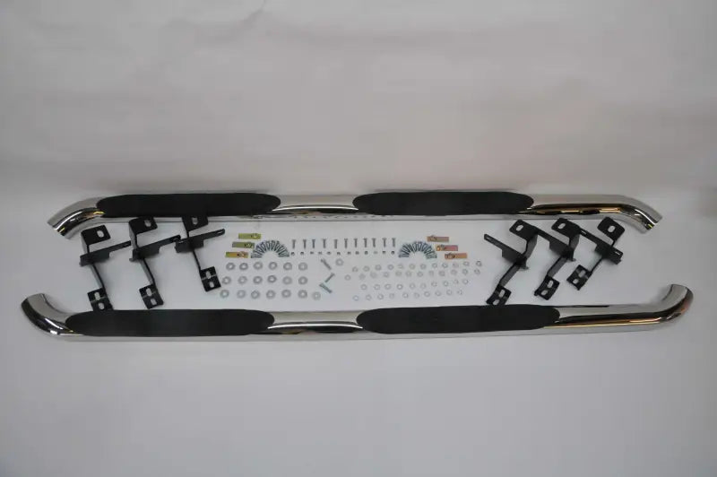 BMAS-NB-3005S Black Mountain Nerf Bar With Step Pads