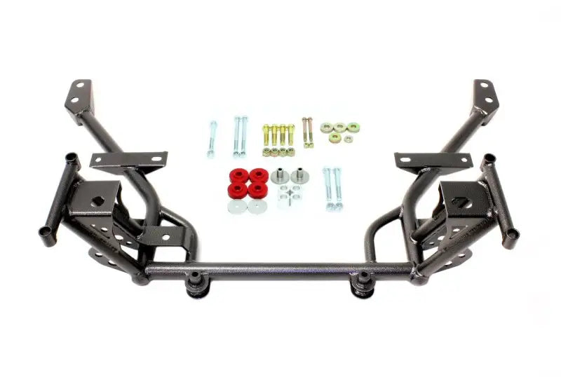 BMR 05-14 S197 Mustang K-Member w/ STD. Motor Mounts and Rack - Black Hammertone - Truck & Automotive