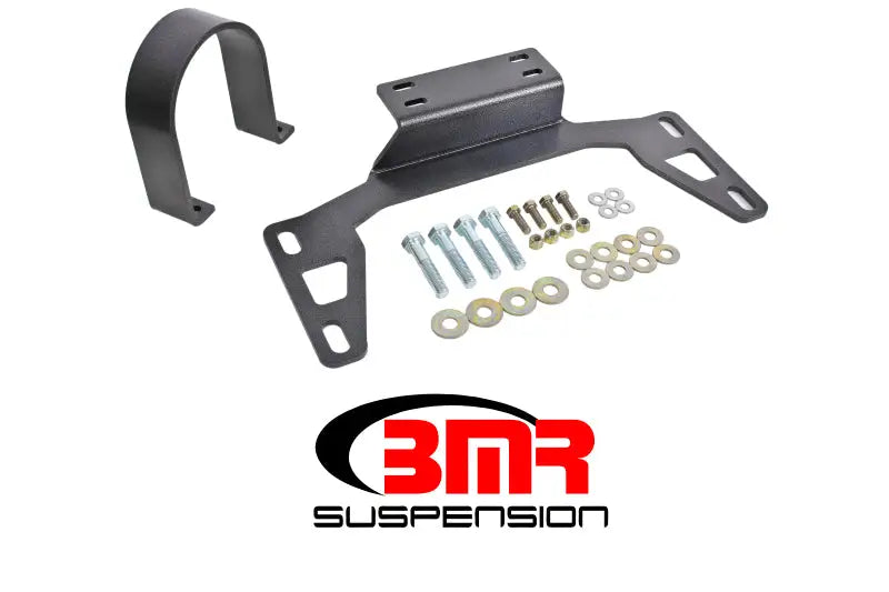 BMR 11-14 S197 Mustang Front Driveshaft Safety Loop - Black Hammertone - Truck & Automotive
