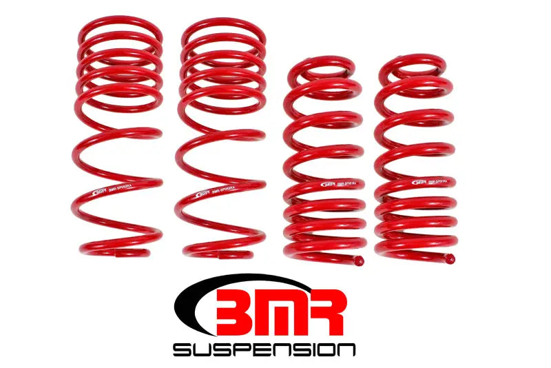 BMR 93-02 F-Body Handling Version Lowering Spring Kit (Set Of 4) - Red - Truck & Automotive