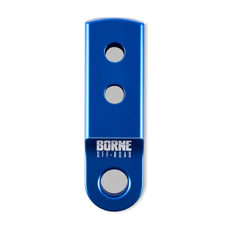 Borne Off-Road CNC Hitch Receiver Shackle 2in Blue - Truck & Automotive