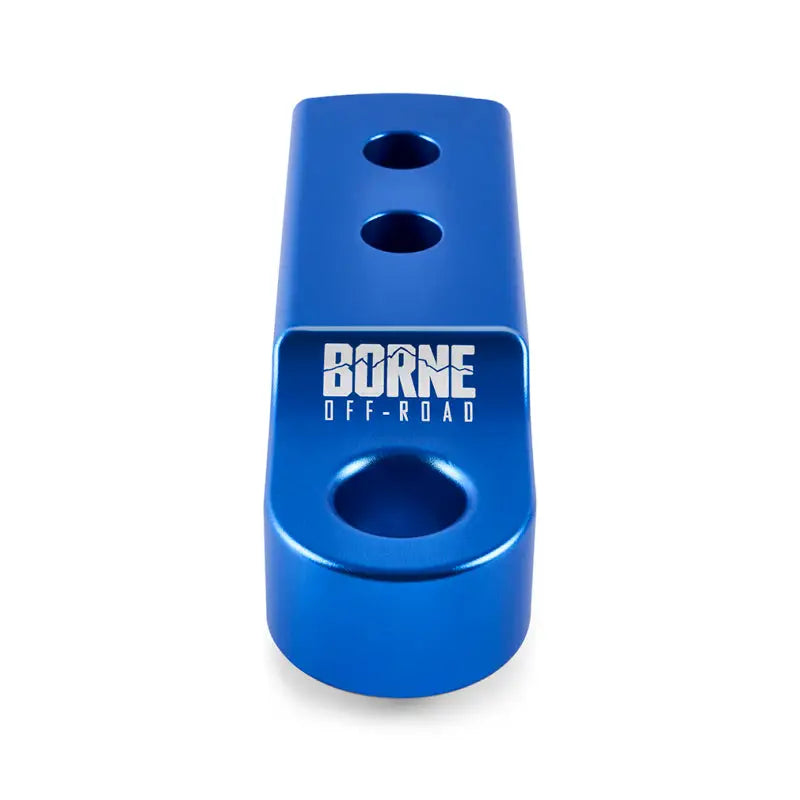 Borne Off-Road CNC Hitch Receiver Shackle 2in Blue - Truck & Automotive