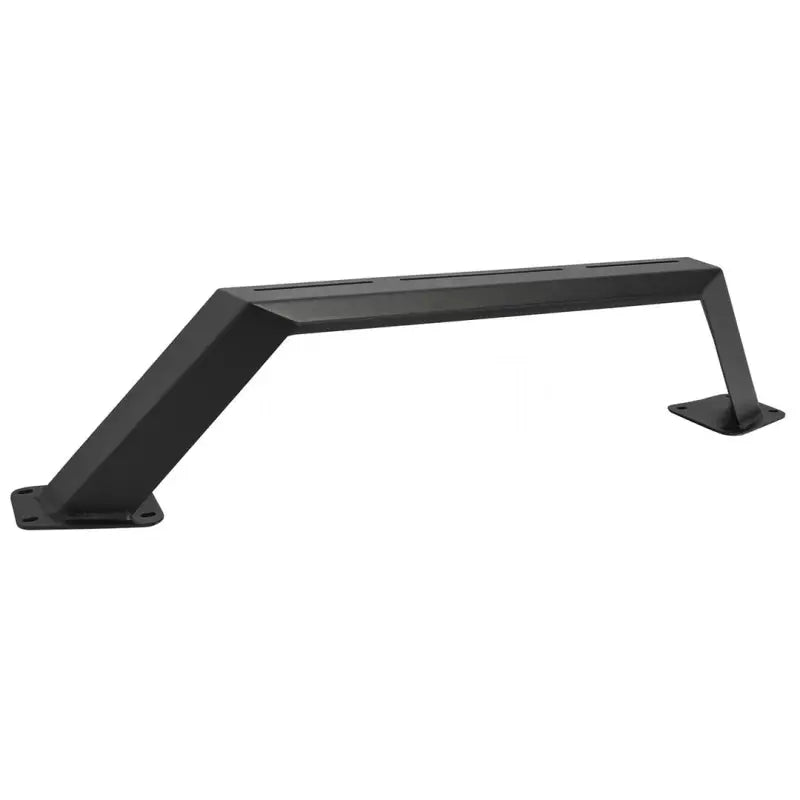 Bull Bar Textured Powder Coat; Black; Steel; Angular Bar; Without Skid Plate; With Light Mounting Tabs; Hardware/