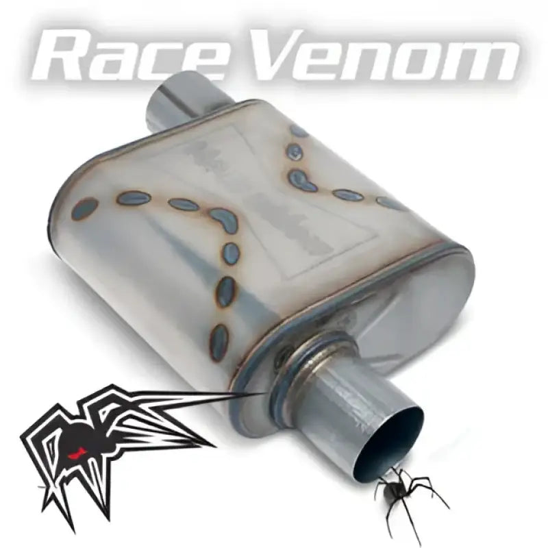 BWOOR-22 Black Widow Race Venom 2.5’ Offset/Offset - Exhaust Muffler