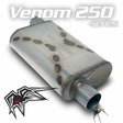 BWOOV2-22 Black Widow Venom 250-Series 2.5’ Offset/Offset - Exhaust Muffler