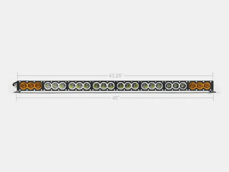 Cali Raised 43 Amber/White Dual Function Led Bar - No Wire Harness / Switch - Programmers & Chips