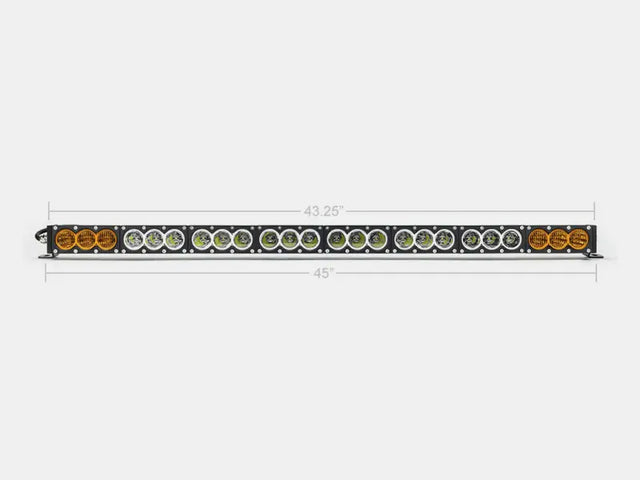 Cali Raised 43 Amber/White Dual Function Led Bar - No Wire Harness / Switch - Programmers & Chips