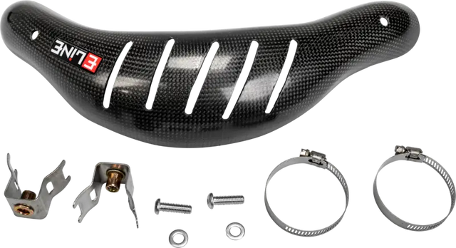 E-LINE ACCESSORIES Carbon Fiber Heat Shields Hus/Ktm