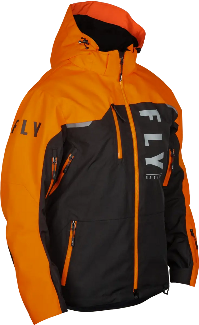 Carbon Jacket Black/Orange Xl - FLY RACING