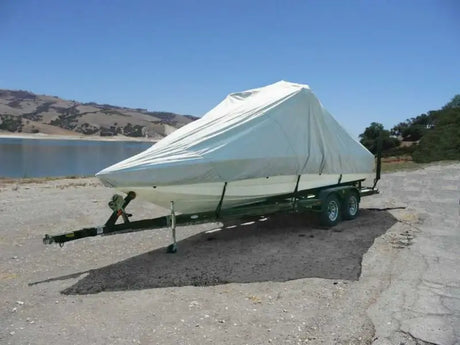 Carver 81121P-10 Boat Cover Otc-21 I/B Twr Pg Gray