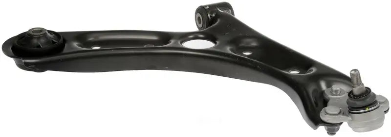 Black CB60414PR Dorman control arm with silver hardware and curved design for suspension support