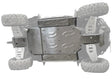 RIVAL POWERSPORTS USA Central Skid Plate Alloy